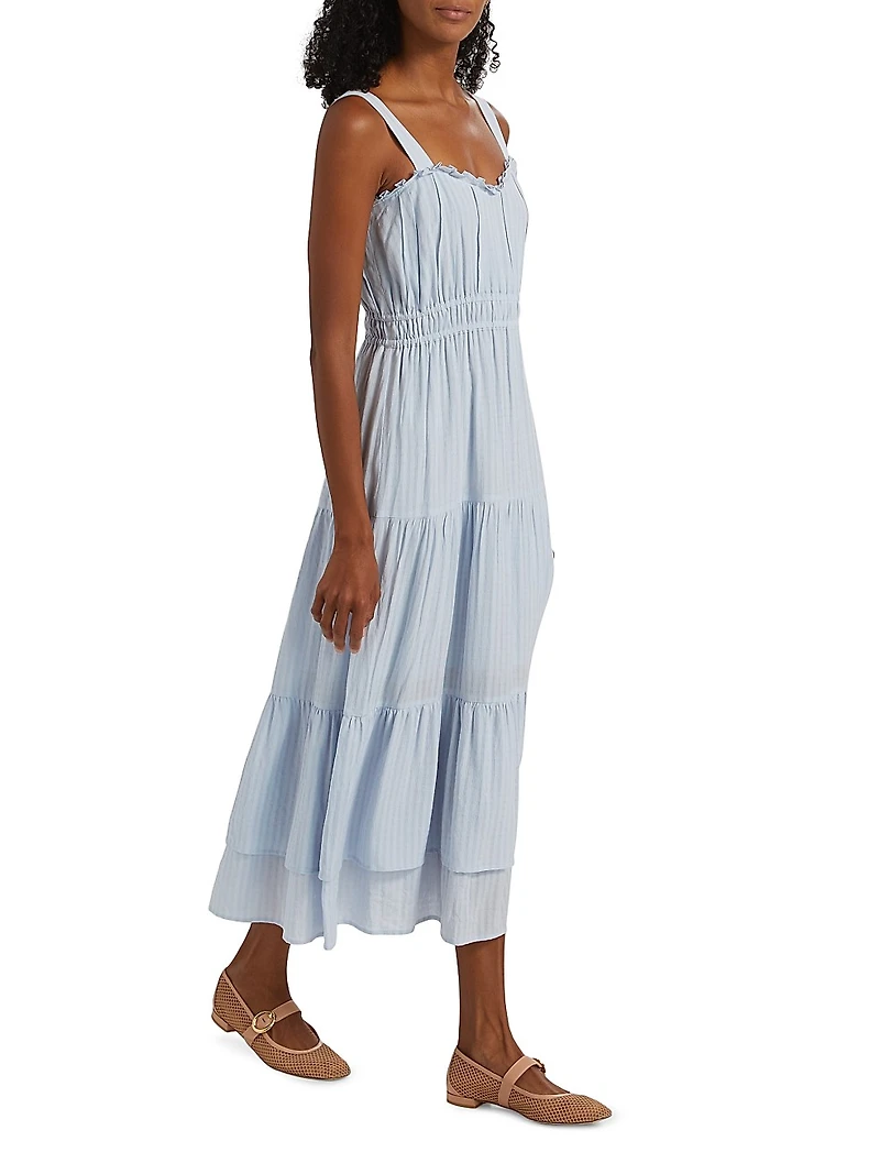 Persimmon Tiered Maxi Dress