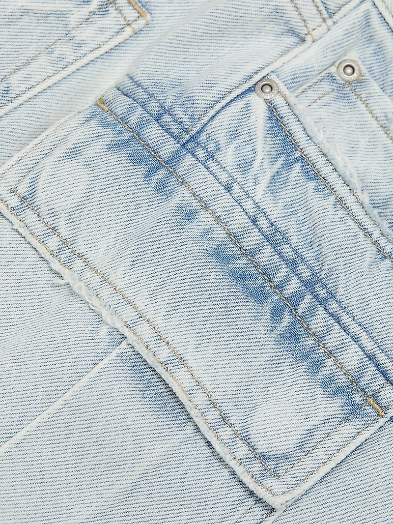 Sun Fade Cargo Miniskirt