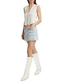 Sun Fade Cargo Miniskirt