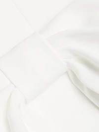 Bow Off-The-Shoulder Cocktail Dress