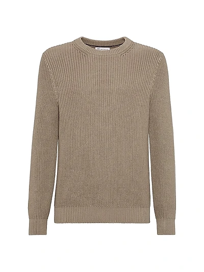 Cotton Half English Rib Sweater