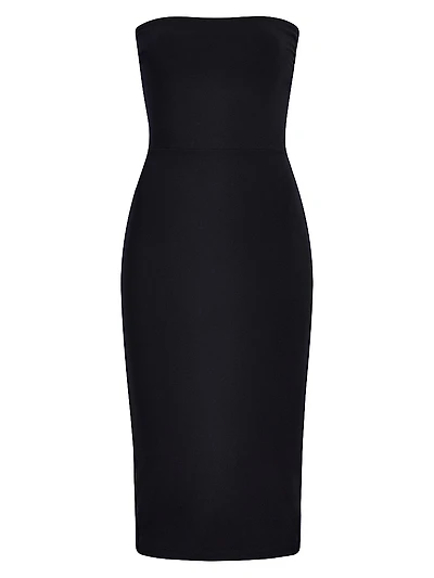 Butter Luxe Jersey Strapless Midi-Dress