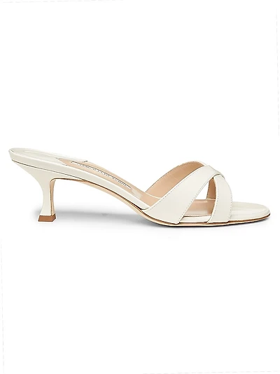 Callamu 50MM Patent Leather Slip-On Sandals