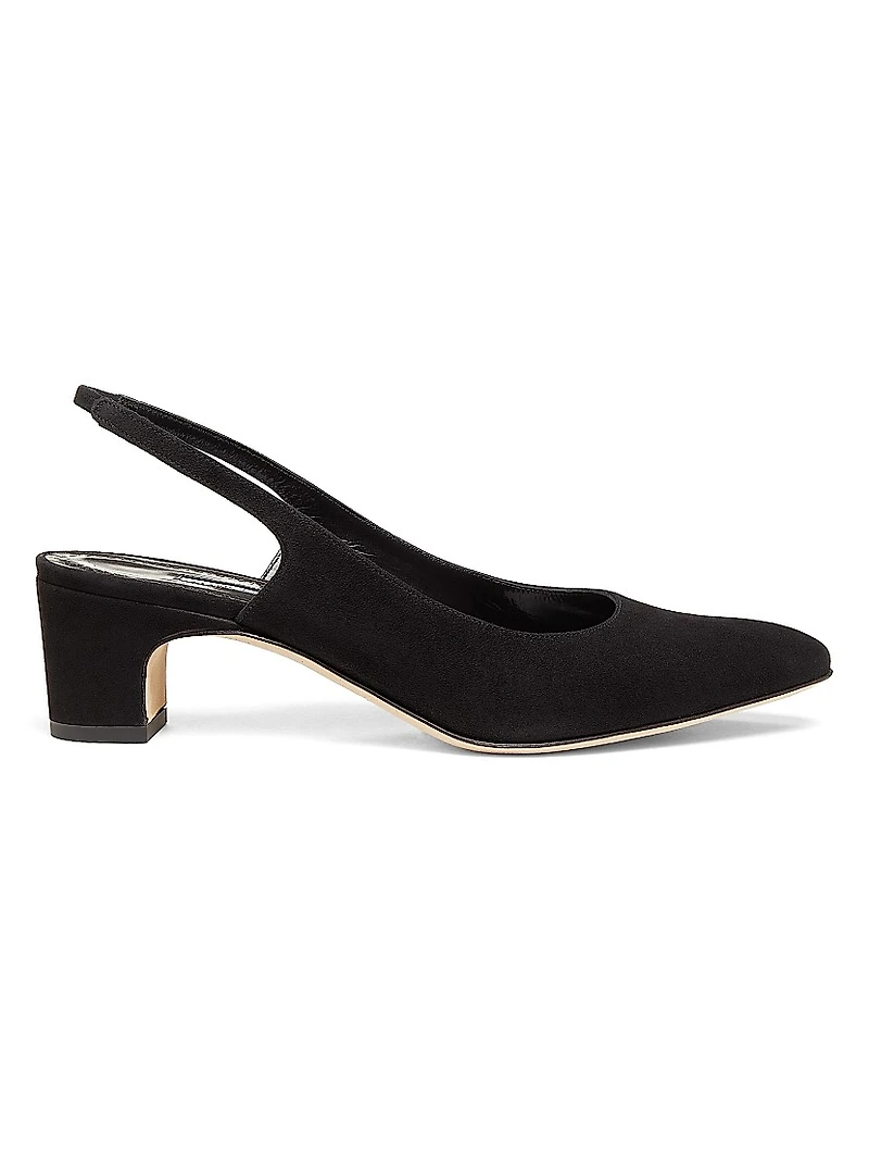 Sawraso 50MM Suede Slingback Pumps