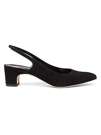 Sawraso 50MM Suede Slingback Pumps