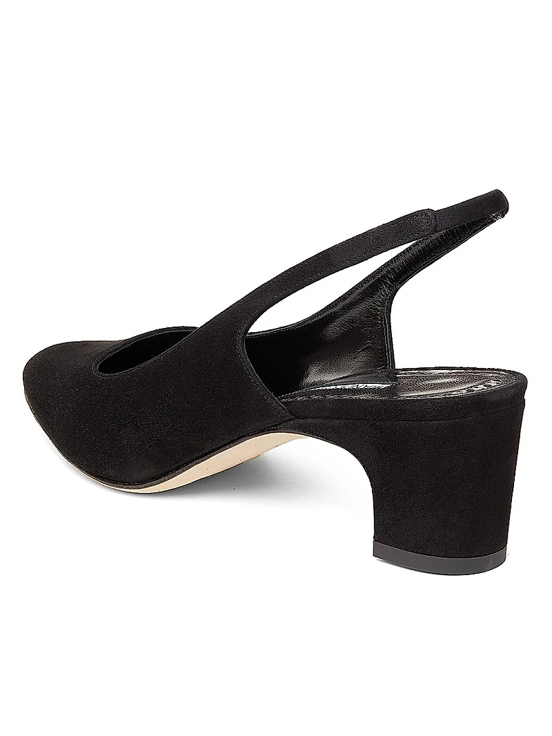 Sawraso 50MM Suede Slingback Pumps
