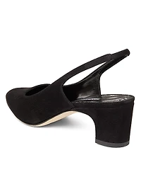 Sawraso 50MM Suede Slingback Pumps