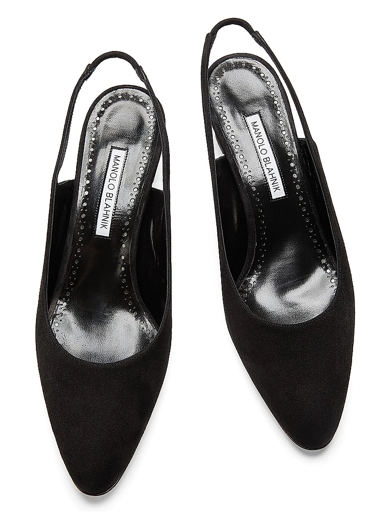Sawraso 50MM Suede Slingback Pumps