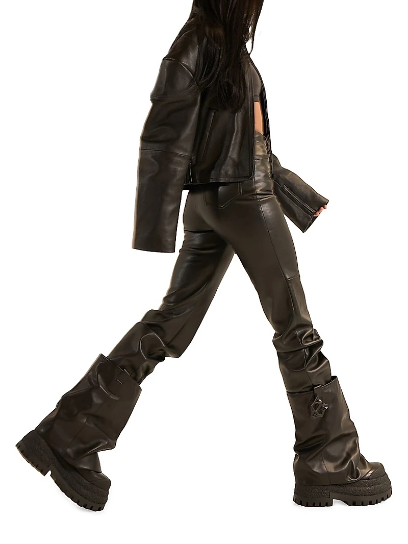 Disturb Leather Boots