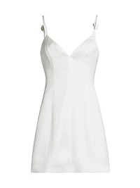 Cynthia Satin Minidress