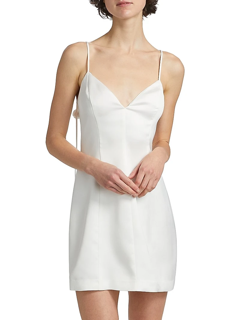 Cynthia Satin Minidress