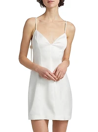 Cynthia Satin Minidress