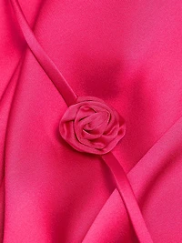 Hansel Bias-Cut Rosette Gown