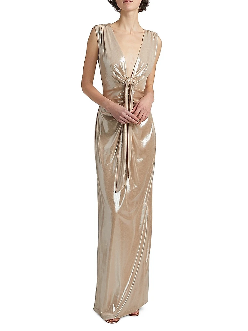 Breonna Metallic Gown
