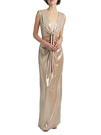 Breonna Metallic Gown