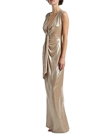Breonna Metallic Gown