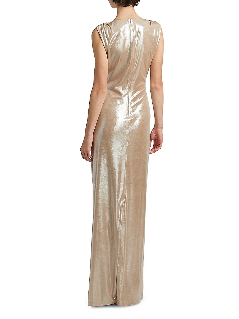 Breonna Metallic Gown