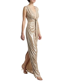 Breonna Metallic Gown