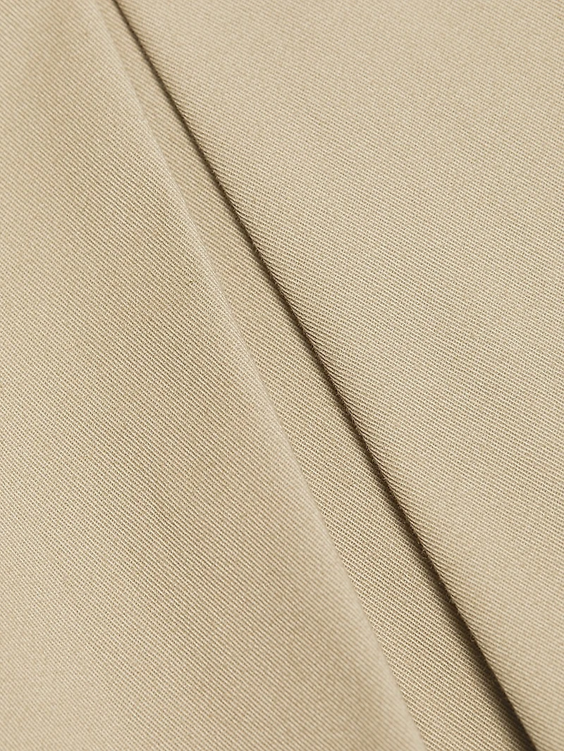 Alfie Cotton Gabardine Pleated Flared Miniskirt