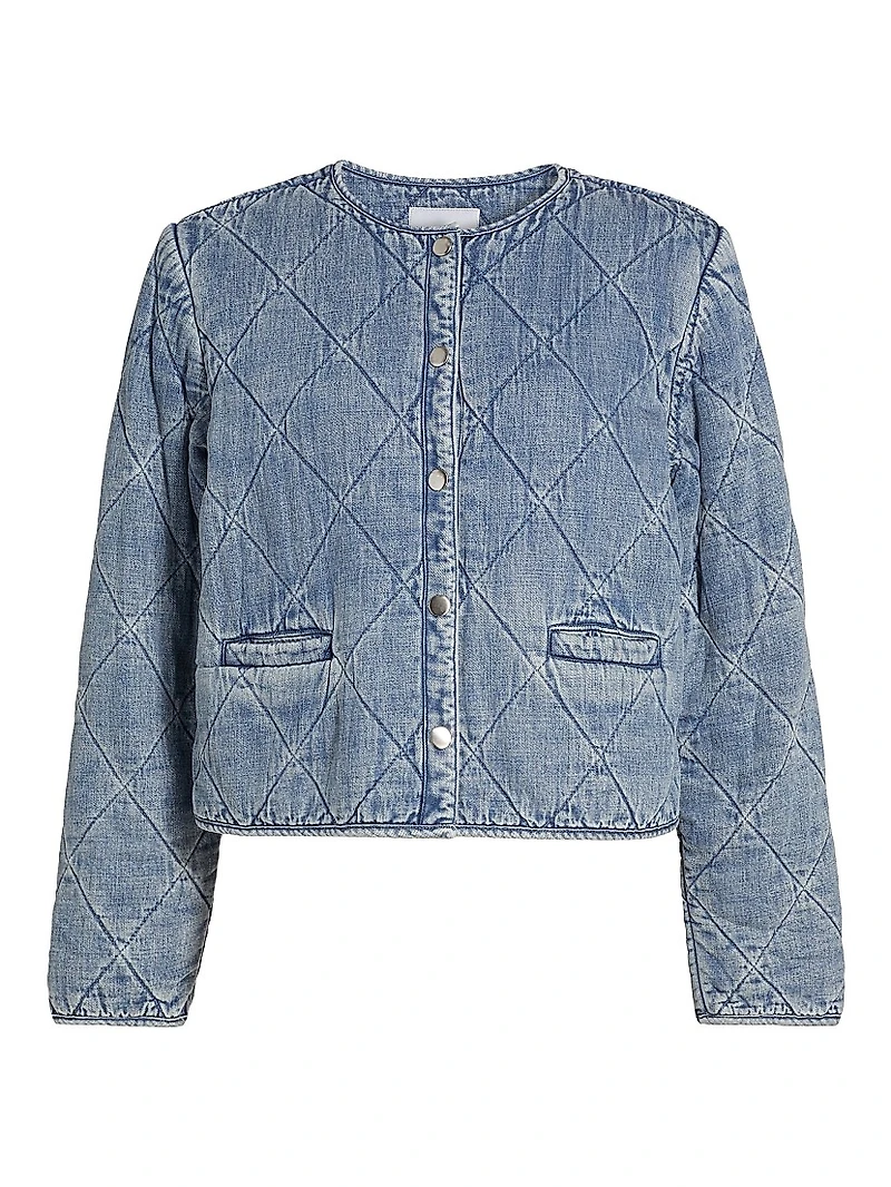 Ency Quilted Denim Jacket