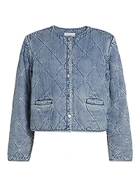 Ency Quilted Denim Jacket