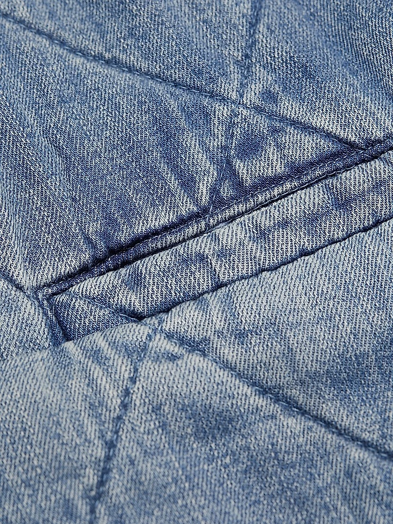 Ency Quilted Denim Jacket