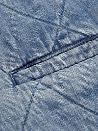 Ency Quilted Denim Jacket