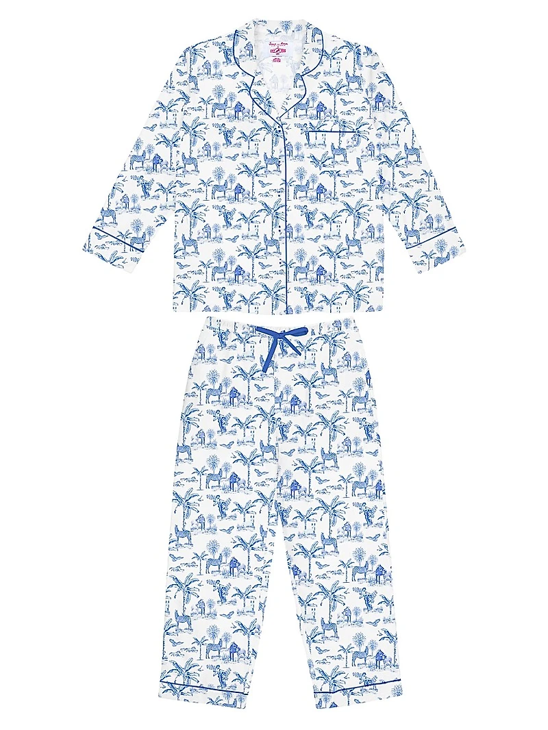 Women's Skydog Long Pajama Set