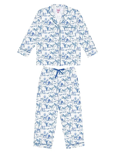 Women's Skydog Long Pajama Set