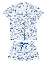 Women's Skydog Short Pajama Set