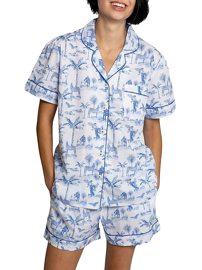 Women's Skydog Short Pajama Set