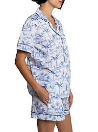 Women's Skydog Short Pajama Set