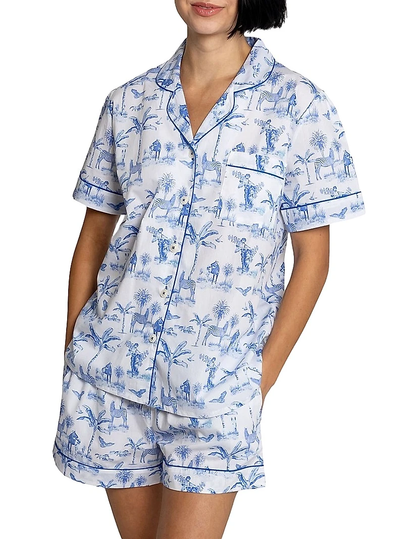 Women's Skydog Short Pajama Set