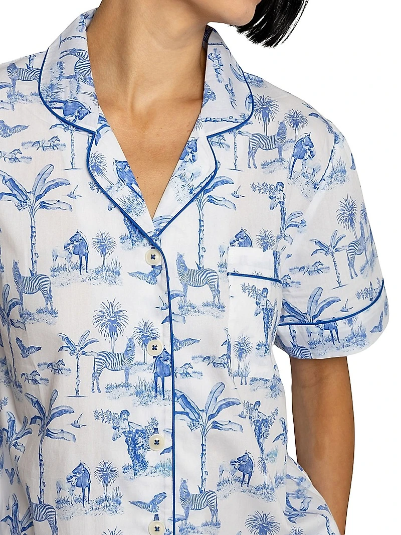 Women's Skydog Short Pajama Set