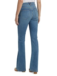 Beverly High-Rise Skinny Flare Jeans