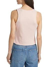 Hoorne Button-Front Top