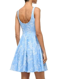 Wells Floral Fit & Flare Minidress