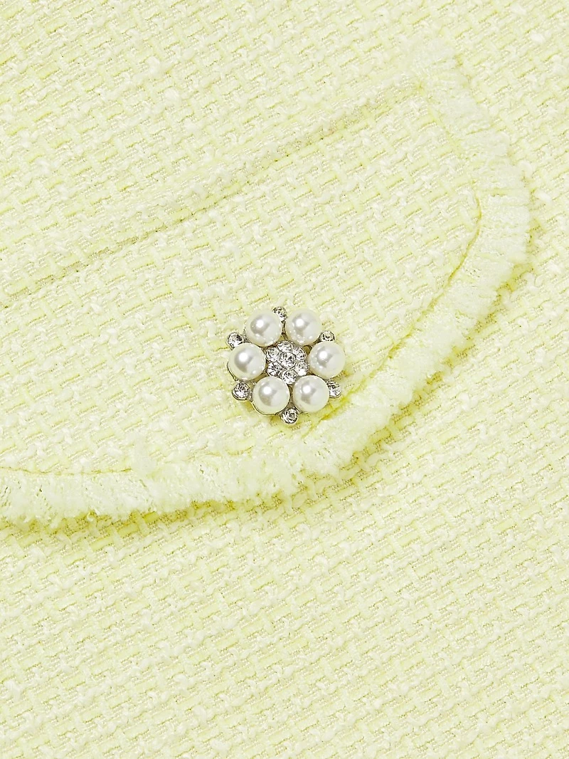 Marcina Tweed Minidress