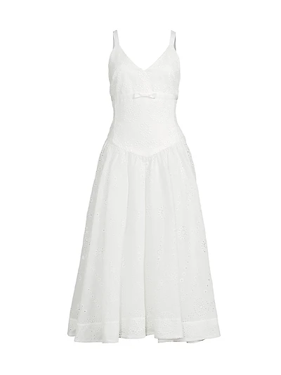 Breena Bow Fit-&-Flare Cocktail Dress