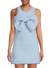 Lucas Tweed Bow Minidress