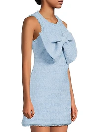 Lucas Tweed Bow Minidress