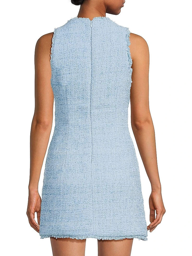 Lucas Tweed Bow Minidress