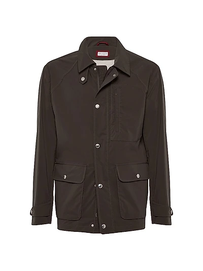 Water Resistant Bonded Cotton Unlined Field Jacket