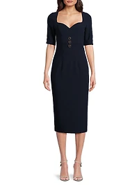 Kerry Crêpe Sheath Dress