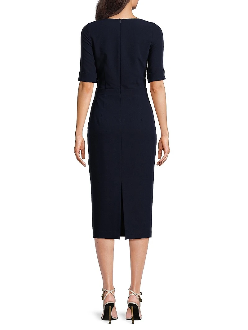 Kerry Crêpe Sheath Dress