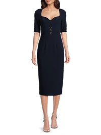 Kerry Crêpe Sheath Dress