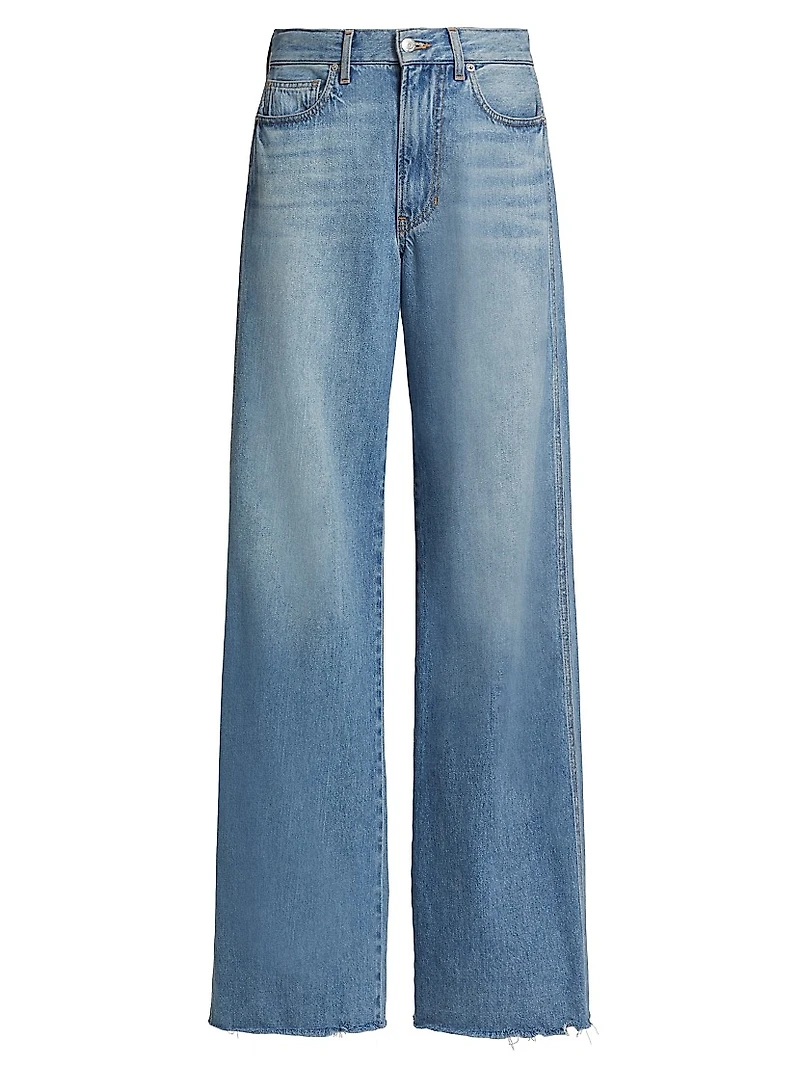 Kasey Mid-Rise Wide-Leg Jeans