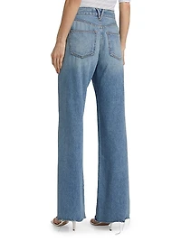 Kasey Mid-Rise Wide-Leg Jeans