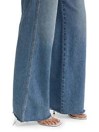 Kasey Mid-Rise Wide-Leg Jeans