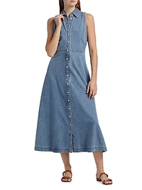 Fuller Denim Midi-Dress